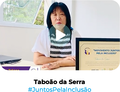 Capa de vídeo Taboão da Serra projeto Juntos pela Inclusão